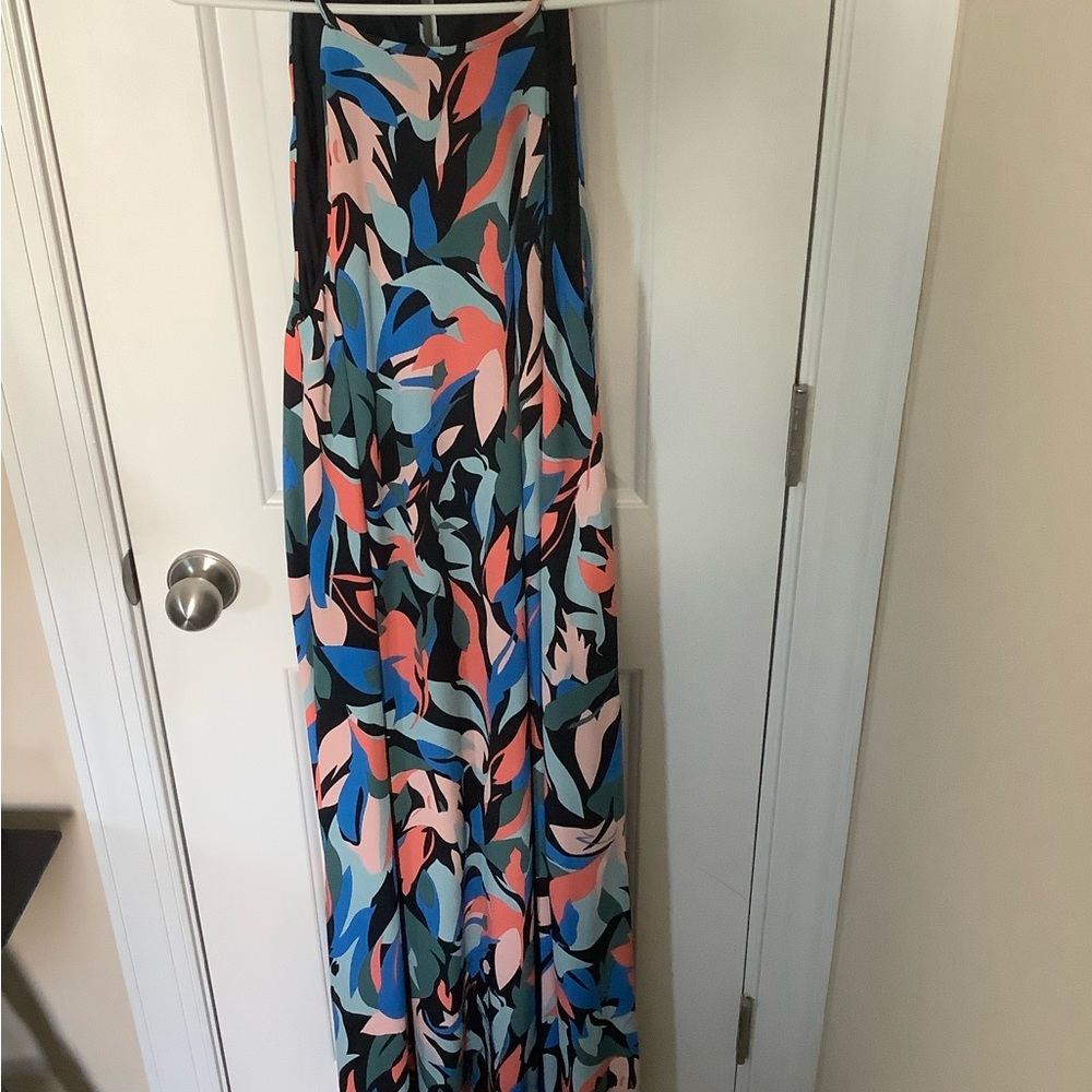 Colorful Abstract Maxi Dress